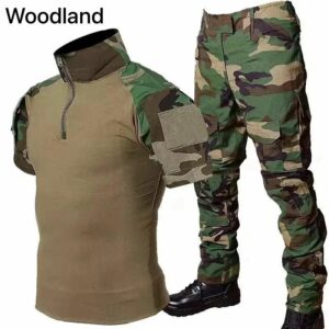 vêtement militaire woodland