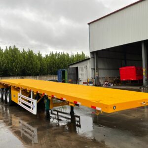 semi remorque à plateau