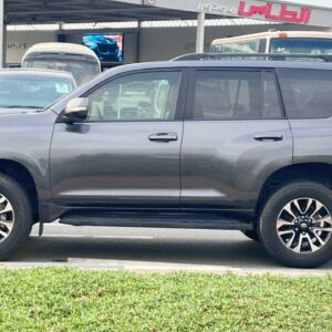 toyota prado txl model 2022 color gray fuel diesel engine capacity 2.8 cc engine capacity 1gd full option